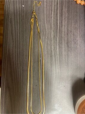 Atolea Double Herringbone Chain Choker
